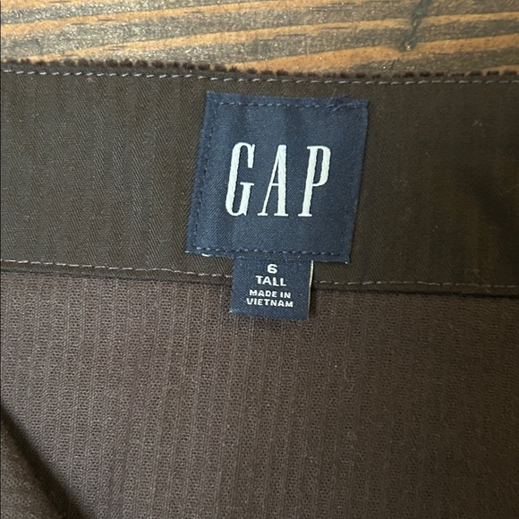GAP Dark Brown Corduroy A-Line Skirt Women’s size 6 Tall - Picture 5 of 7